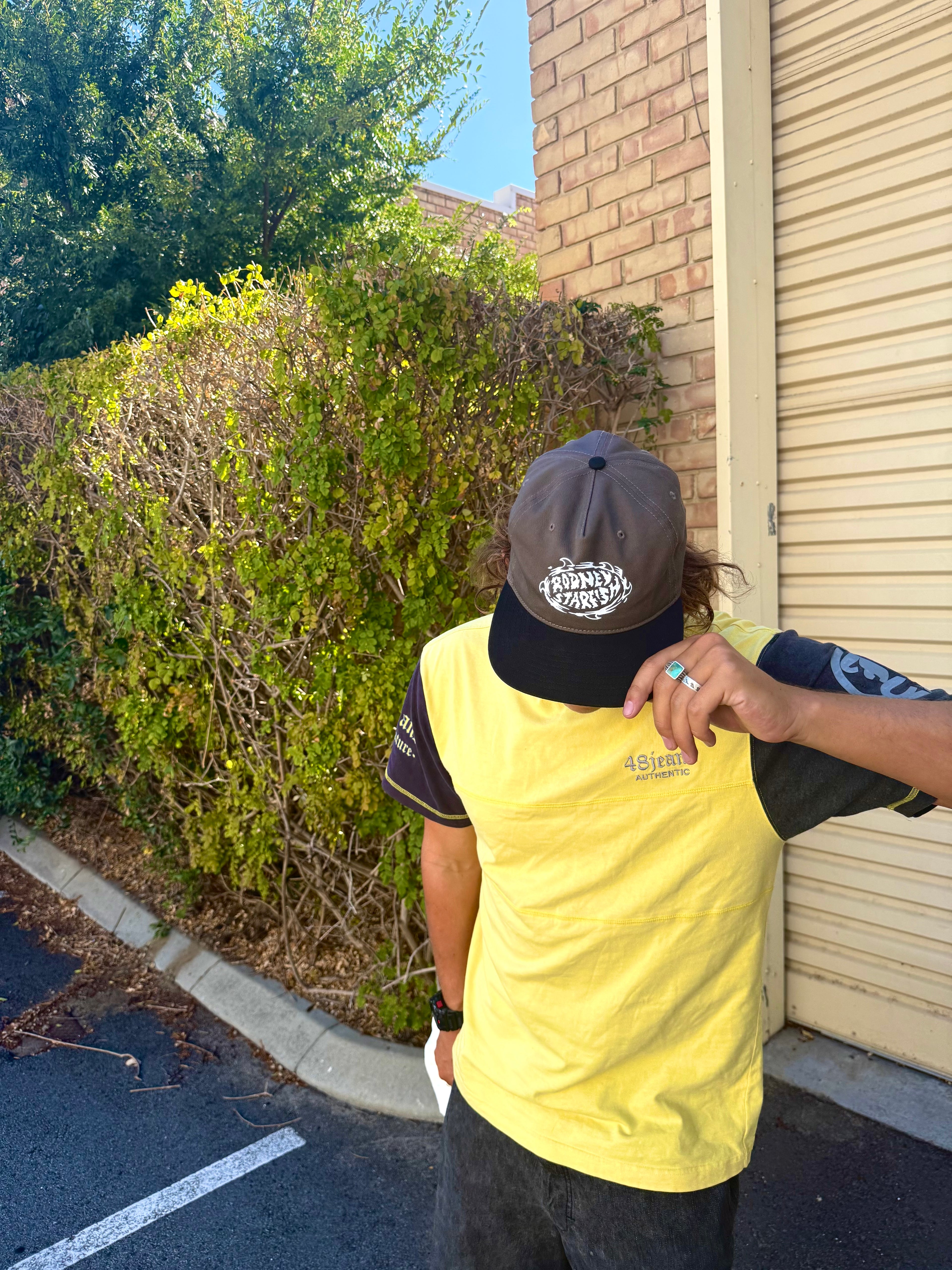 Rodneys two-tone hat